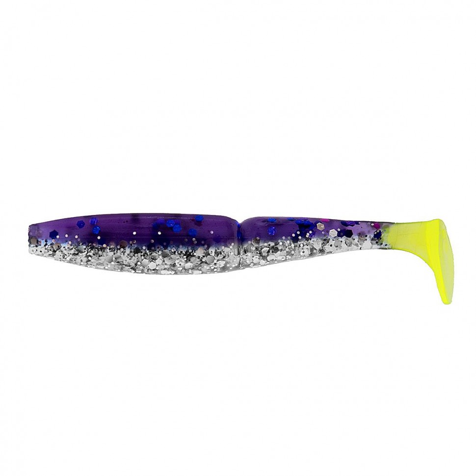 Виброхвост Helios Guru 5,0"/12,7 см, цвет Silver Sparkles & Fio LT 5 шт HS-31-037 , 